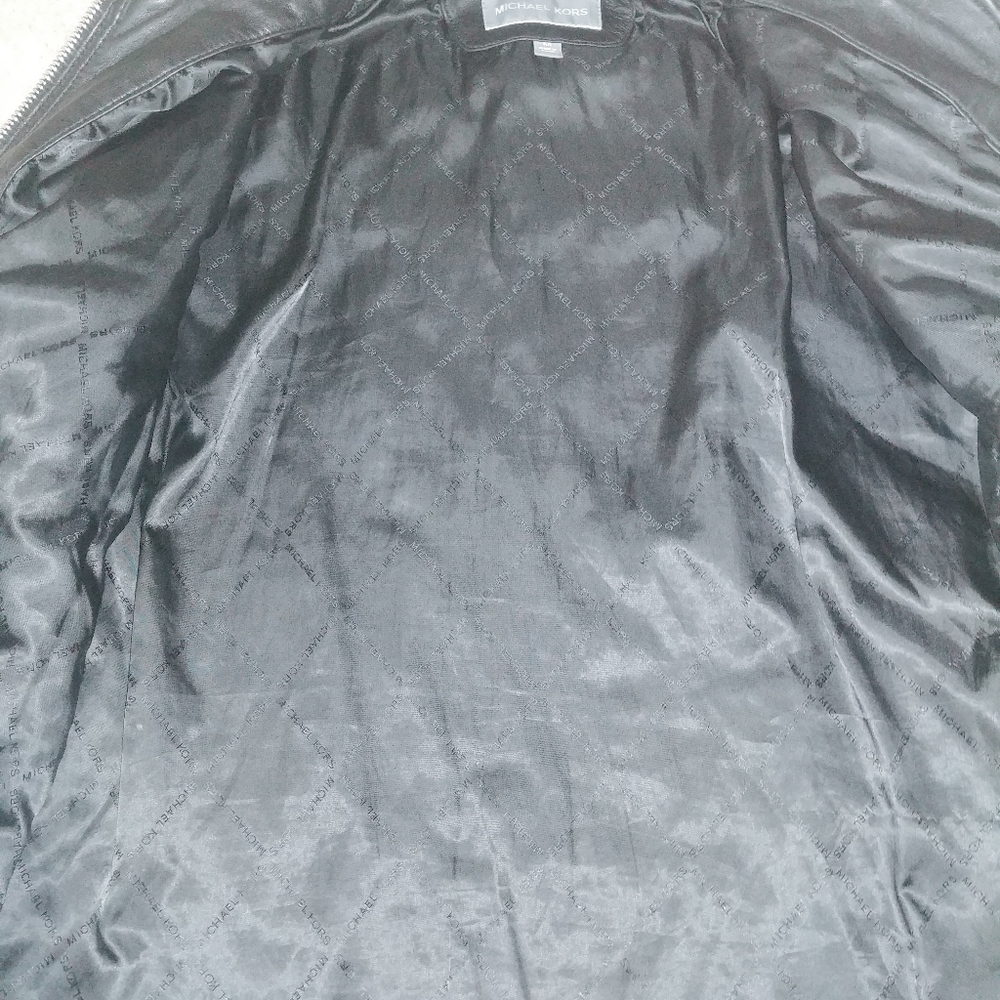 Michael Kors Leather Jacket - Picture 6 of 8